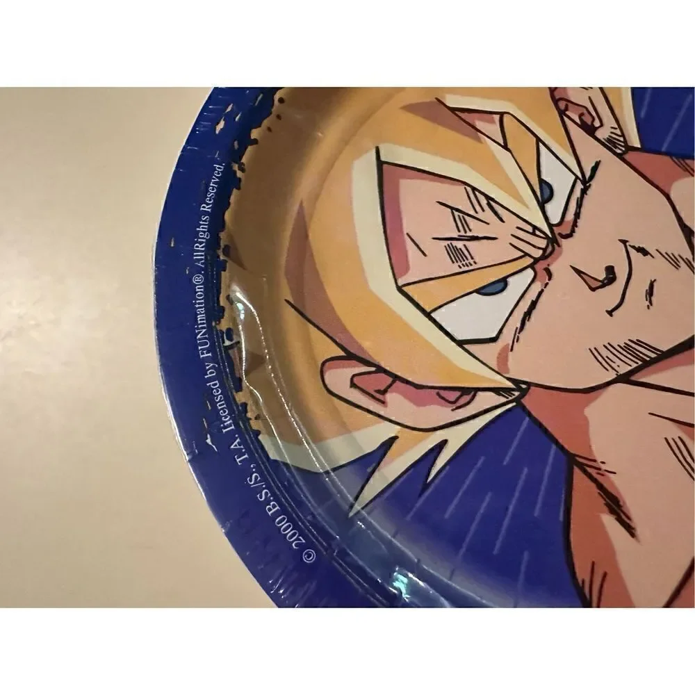 Vintage Y2K Dragonball Z 7” Dessert Party Paper Plates Design Wear Set 16 Total